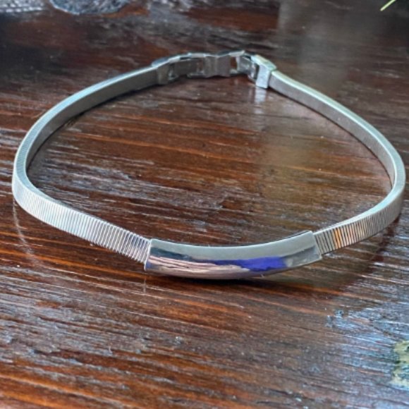 Trifari Jewelry - VTG- Trifari- Adjustable Omega Choker w Adjustable Sister Hinge Clip Clasps